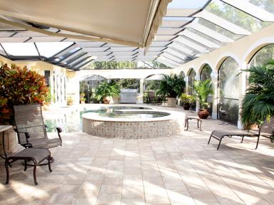 professional image of a lanai in naples florida